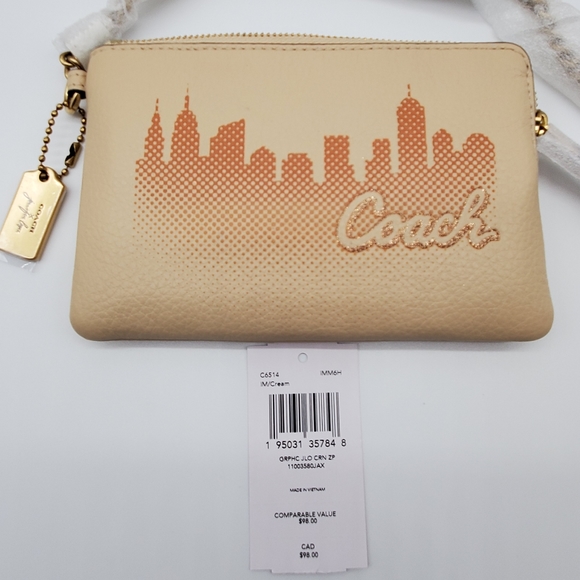 💗3 Piece Coach x Jennifer Lopez Set Marlie Satchel, NYC Wristlet & Bag Charm - Picture 13 of 16